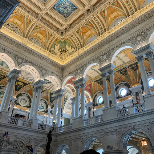 Main Room inside of Library of Congress