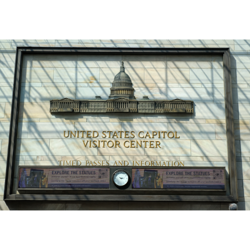 US Capital Sign at the Visitor Center
