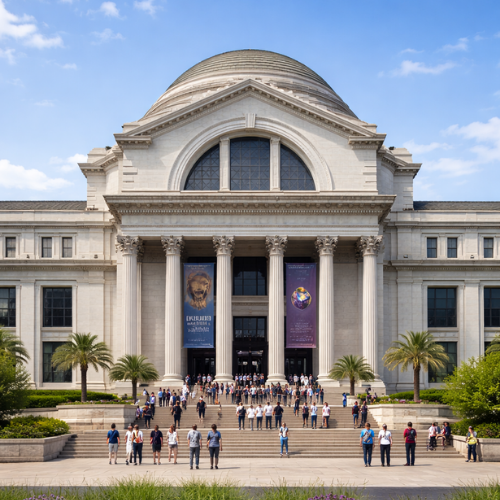 Main entrance of National Museum of Natural History