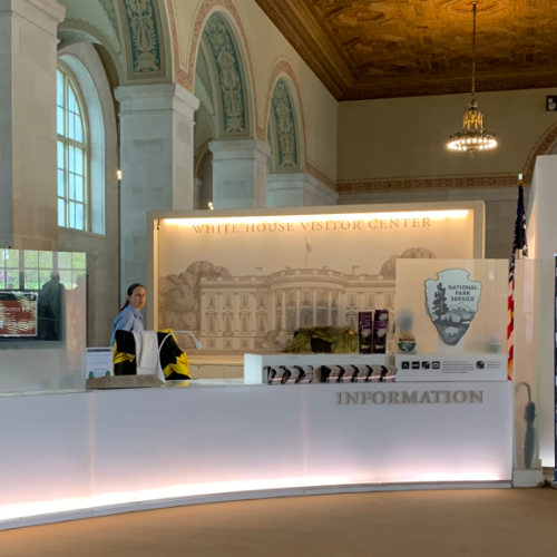 Information Desk at the WH Visitor Center
