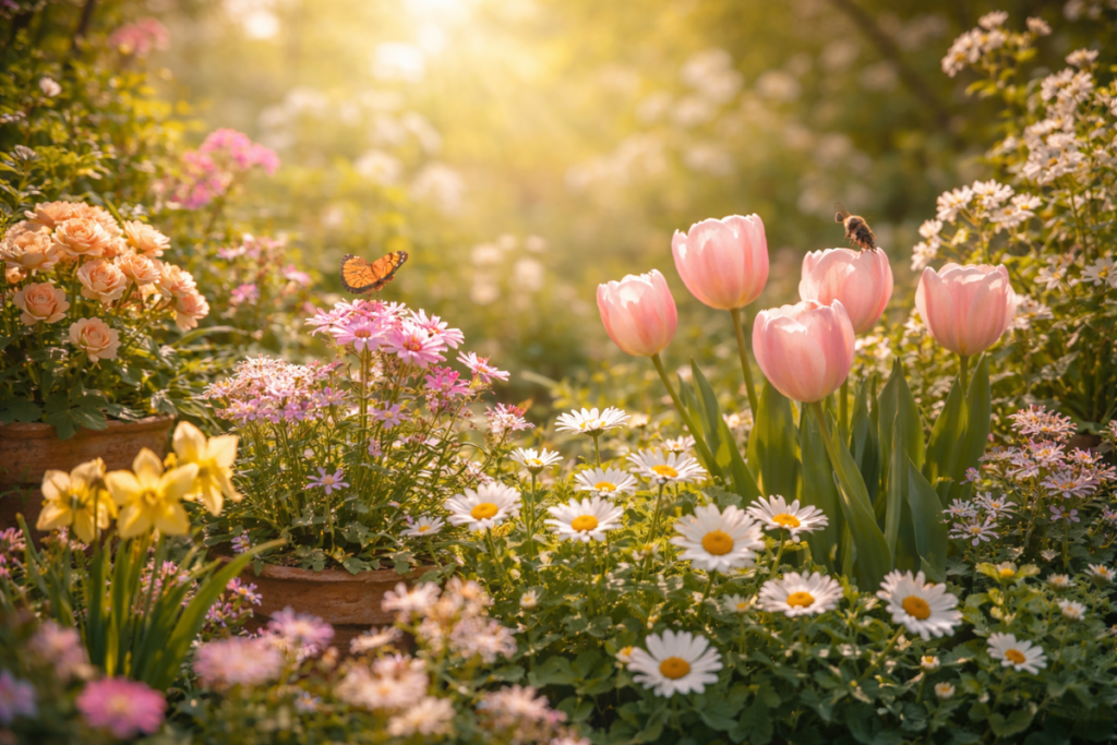 Flowers blooming