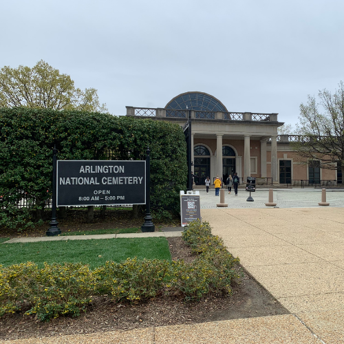 Entrance at the Arlington National Cemetery