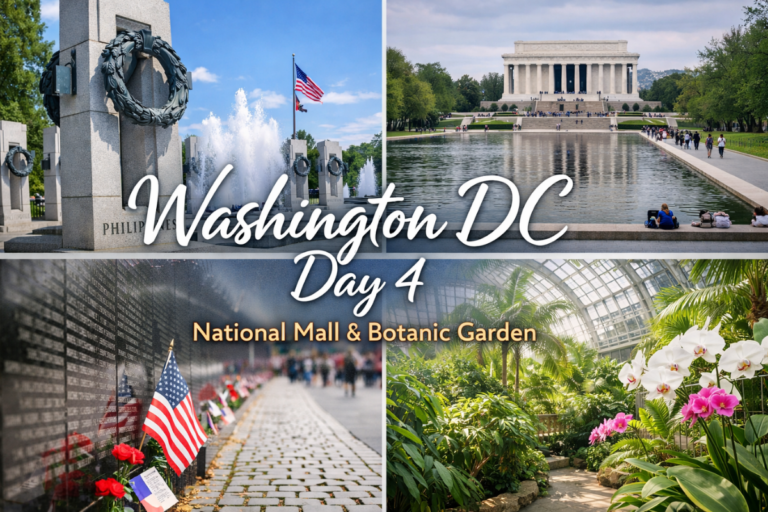 National Mall, Vietnam Memorial Lincoln Memoria, US Botanic Garden
