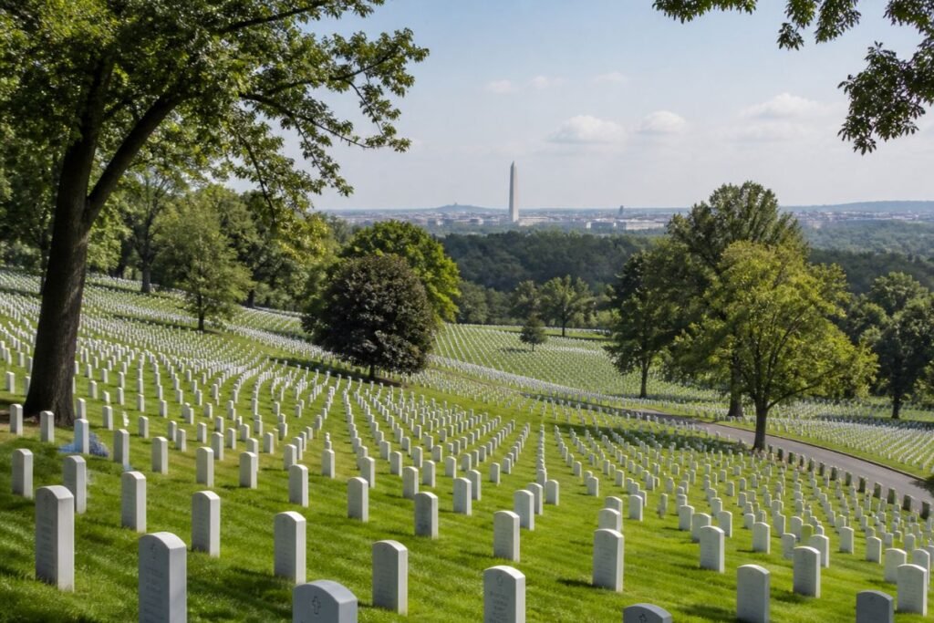 Washington DC July 2026 side trip to Arlington National Cemetery.