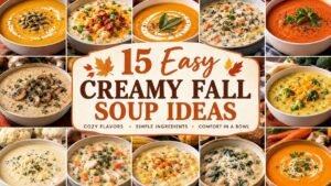 15 Easy Creamy Fall Soup Ideas for Cozy Nights